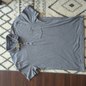 Gray Express Polo. Size medium.